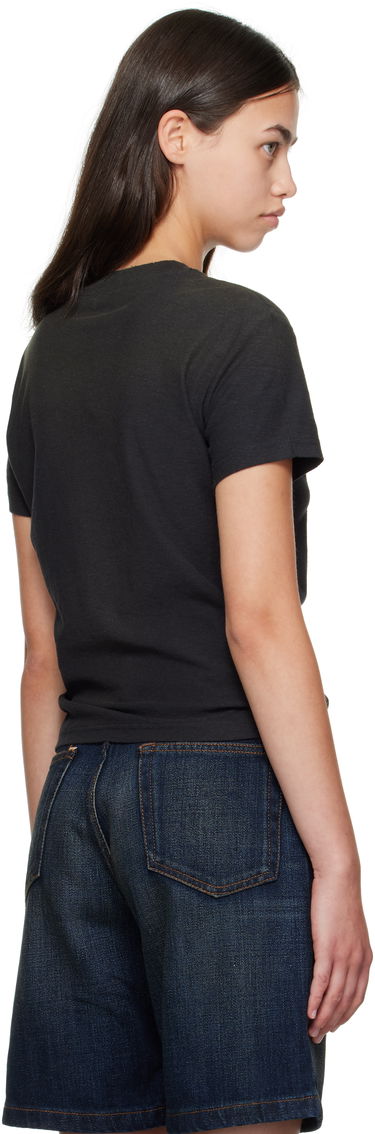 Тениска Acne Studios Acne Studios Logo T-Shirt Черно | CL0395-, 2