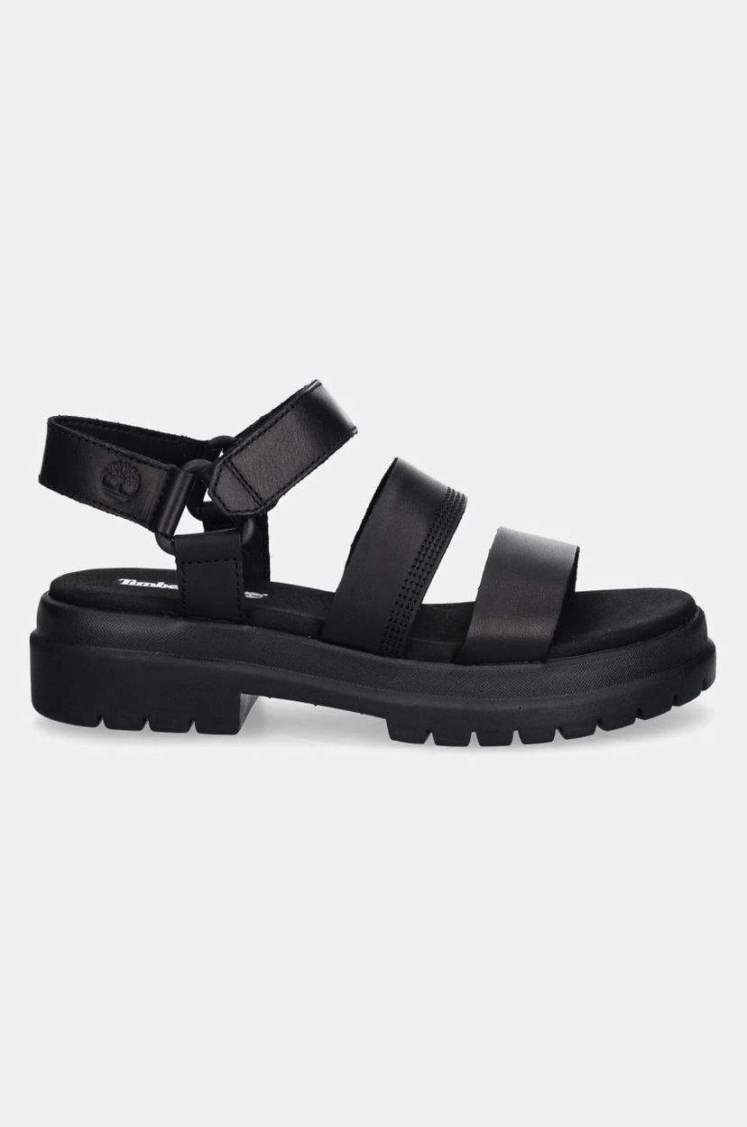 Кецове и обувки Timberland London Vibe 3 Leather Sandals Черно | A29MV