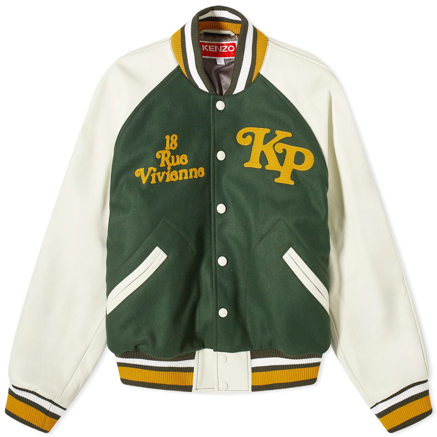 Яке KENZO Verdy x Varsity Jacket Зелено | FE58BL1459OH-51, 0