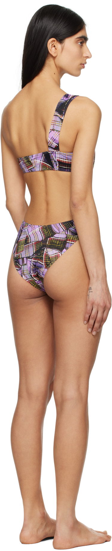 Бански Vivienne Westwood Vivienne Westwood One Shoulder Swimsuit Лилаво | 8101000H-J0099-, 2