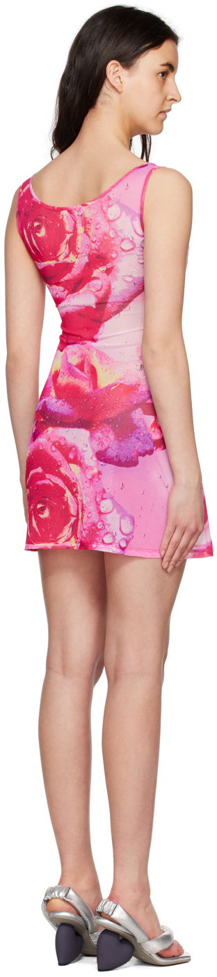 Pокля Miaou Miaou Ginger Floral Print Mini Dress Розово | 5018PM1DYR, 2