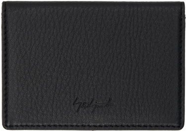 Портфейл Yohji Yamamoto Black discord Logo Card Holder Черно | DA-A95-790, 0