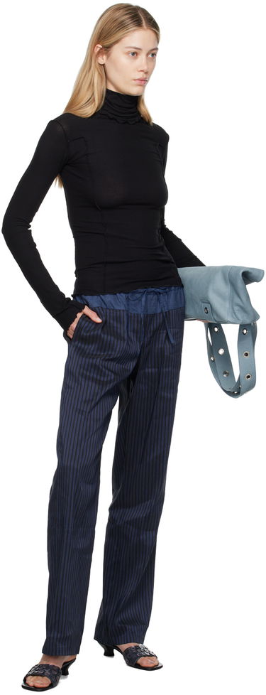 Тениска Baserange Turtleneck Long Sleeve Top Черно | TTOMT-RI-000, 3