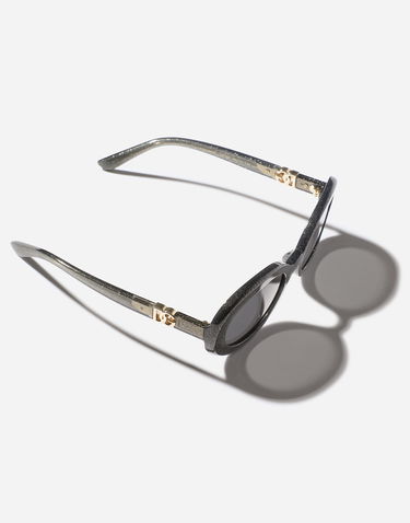 Слънчеви очила Dolce & Gabbana Dolce & Gabbana DNA Glitter Oval Sunglasses Сиво | VG600PVN1879V000, 3