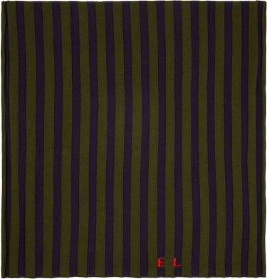 Шал Eckhaus Latta Eckhaus Latta Keyboard Striped Knit Scarf Лилаво | 8256-EL-PF25-M -, 0