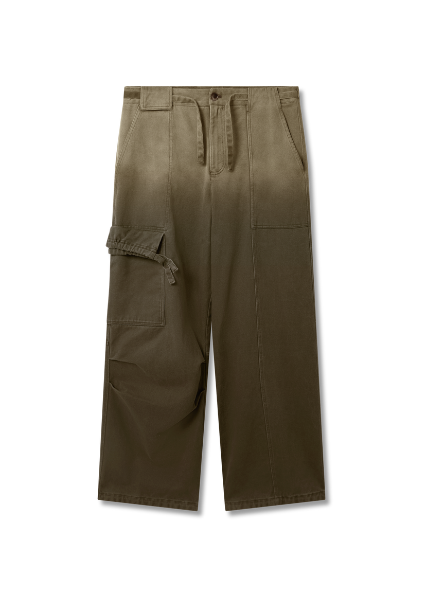 Карго панталони AXEL ARIGATO Dax Faded Wide-Leg Cargo Trousers Зелено | A3306001