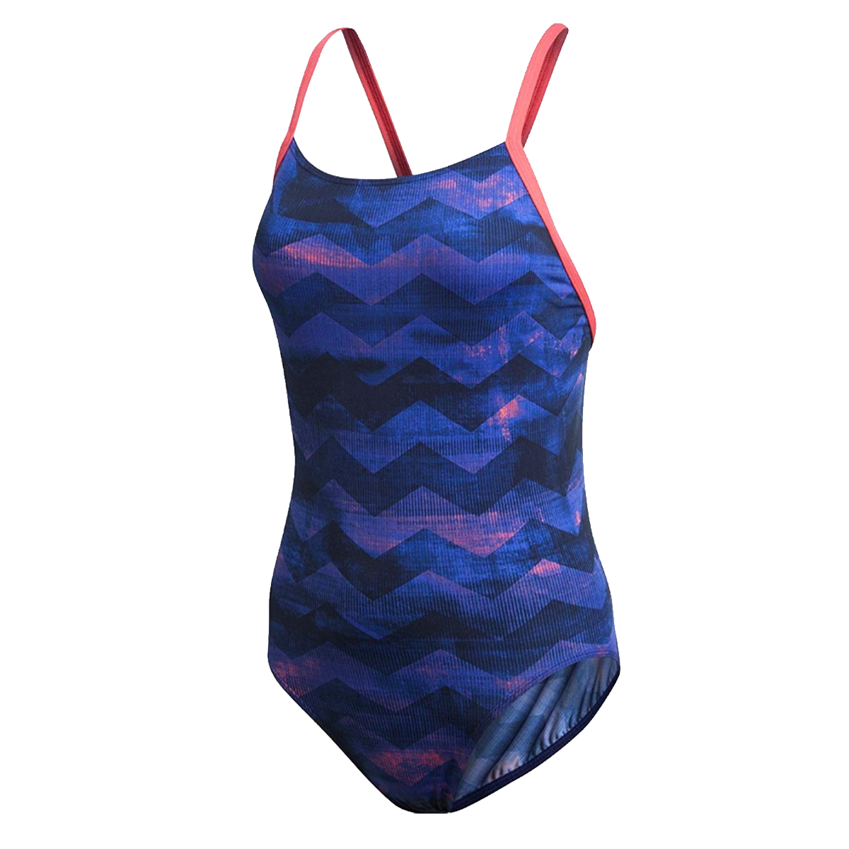 Бански adidas Originals PER+ Chevron Print One-Piece Swimsuit Многоцветен | DH2411, 0