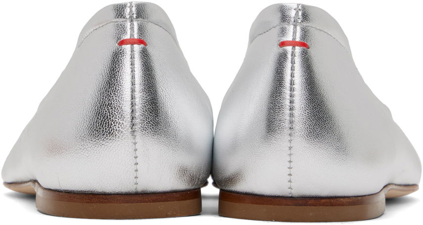 Облекло Aeyde Aeyde Delfina Ballerina Flats Металик | A11-FL-MNLR08FL17-SS24-920-051, 1