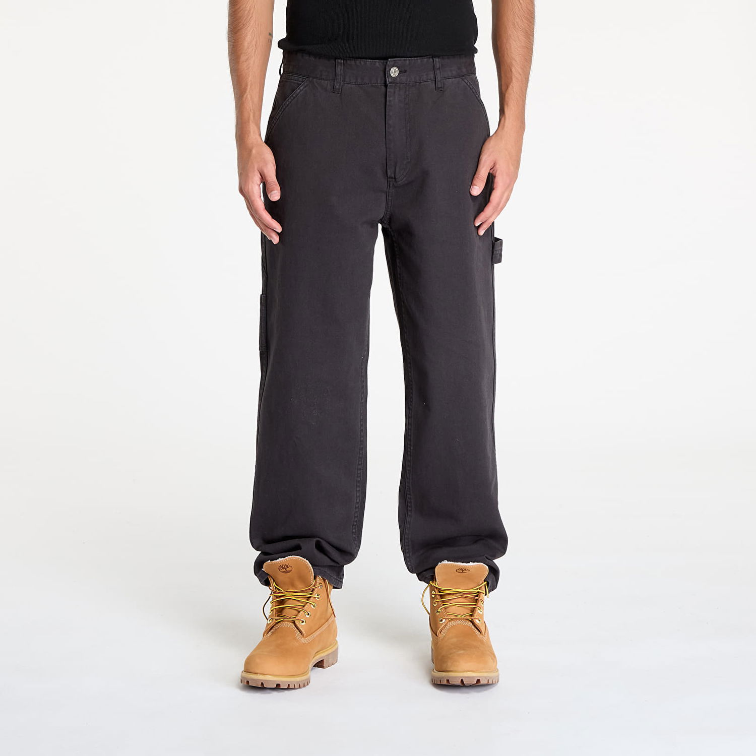 Панталони Awake NY Painter Pant Washed Black S Черно | AWK-FW24-PA001-BLK, 0