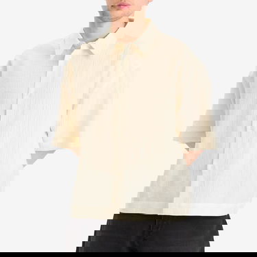 Риза Studio Nicholson Boxy Short Sleeve Shirt, Size X-Large Бежово | SANKOSNM-1267-MLK, 2