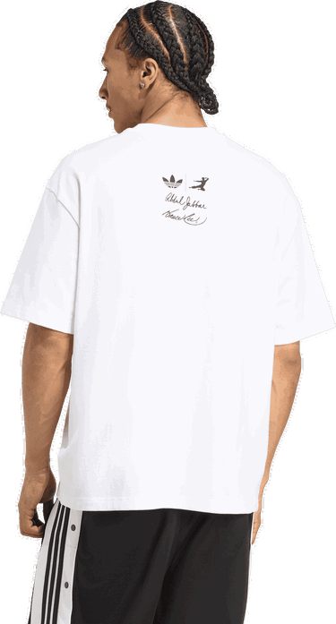 Тениска adidas Performance Hot Shot Graphic Tee Бяло | JZ7907, 1