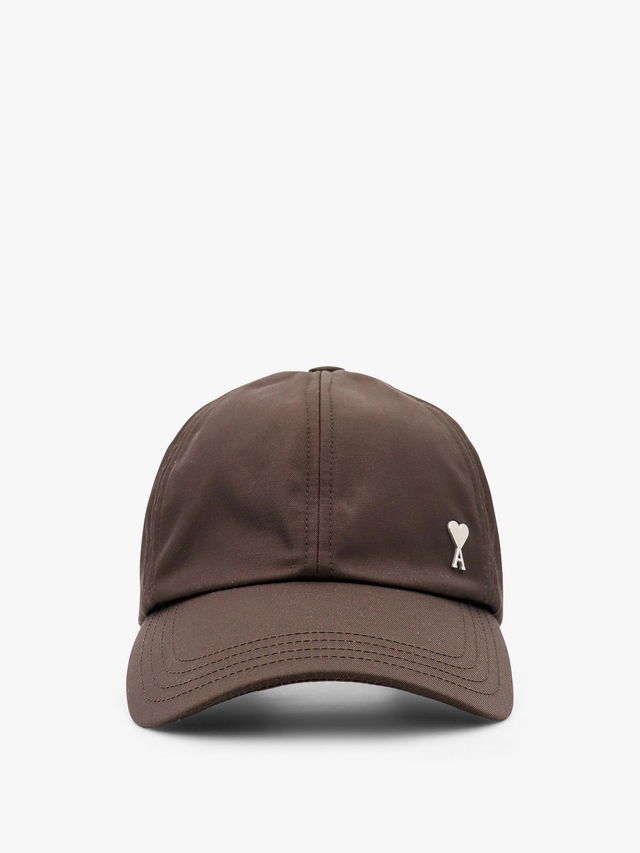 Brown Baseball Hat with Logo