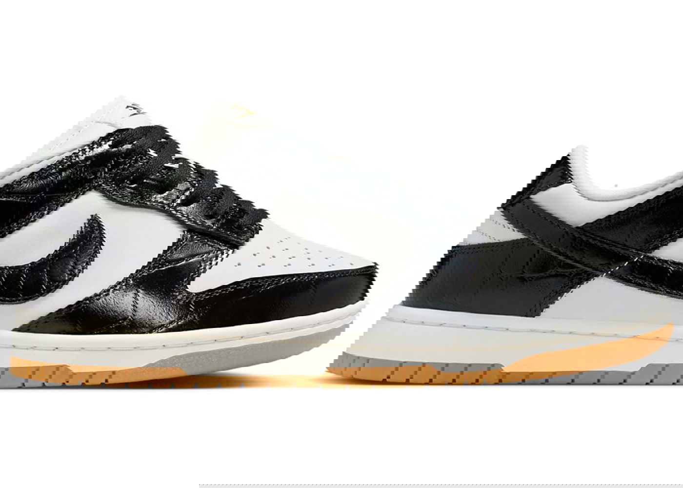 Кецове и обувки Nike Dunk Low LX Black Croc W Черно | FJ2260-003, 0