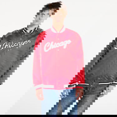 Яке бомбър Mitchell & Ness NBA Lightweight Satin Vintage Logo Jacket Bulls Червено | SJKT6296-CBUYYPPPSCAR, 0