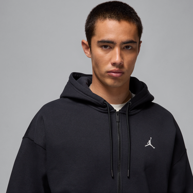 Суитчър Jordan Jordan Brooklyn Fleece Full-Zip Hoodie Черно | IB7231-010, 4