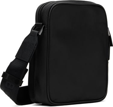 Чанта през рамо BOSS BOSS Twill Reporter Bag with Double B Monogram Черно | 50523462, 3