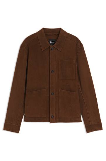 Regular-Fit Suede Jacket