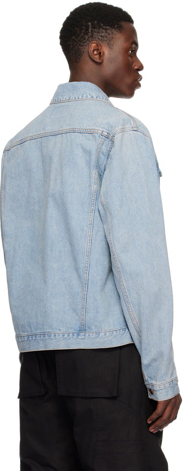Яке We11done We11done Embroidered Denim Jacket Синьо | WD-DJ1-24-367-U-IC, 2