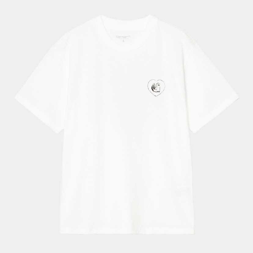 Тениска Carhartt WIP Hearts Of Hartts Short Sleeve T-Shirt Бяло | I035477_4