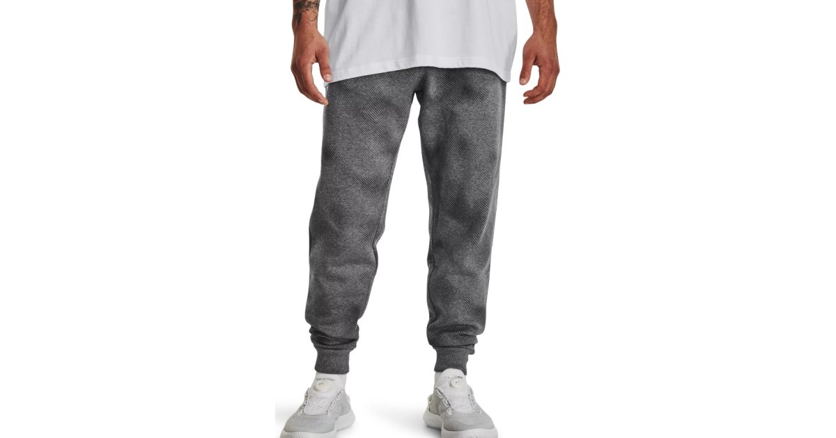 Спортни панталони Under Armour Rival Fleece Printed Сиво | 1379777-025, 1