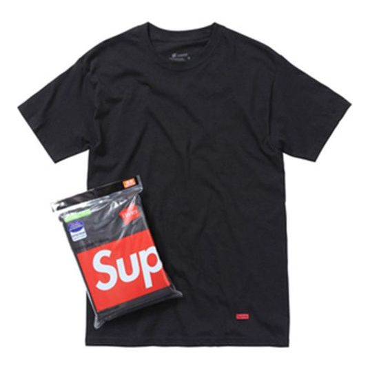Тениска Supreme Tagless Tees (3 Pack) Черно | SUP-FW17-040, 0