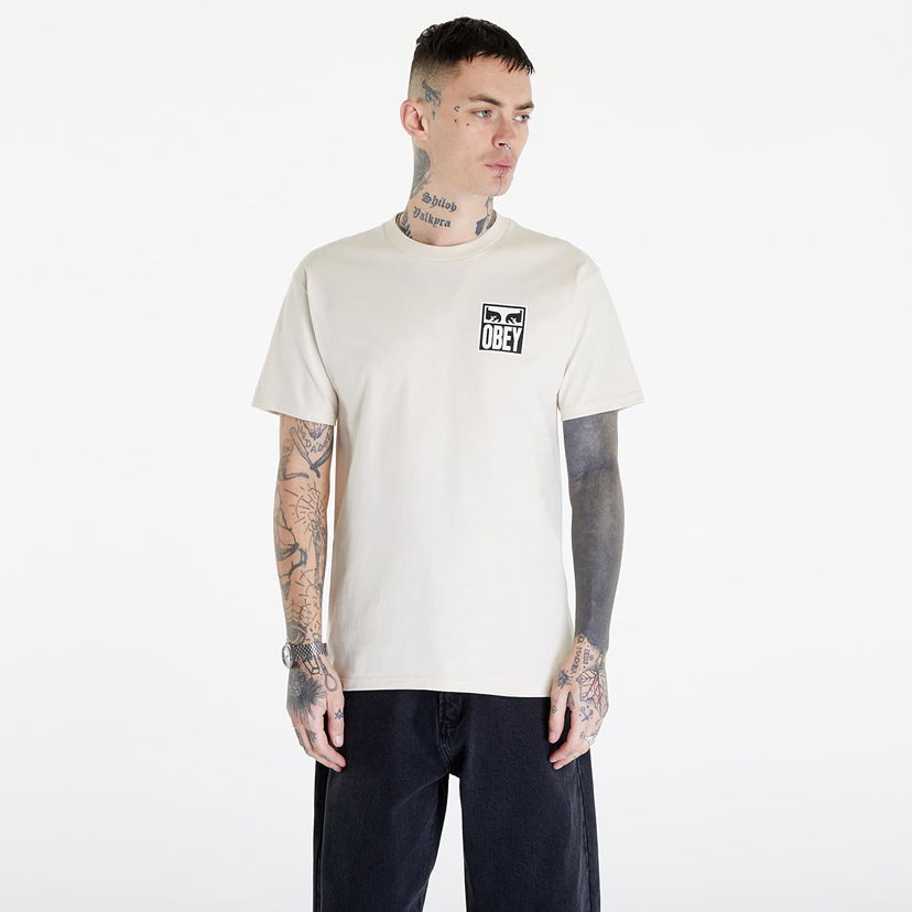 Тениска OBEY Eyes Icon 2 T-Shirt Cream Бежово | 165262142-CRM