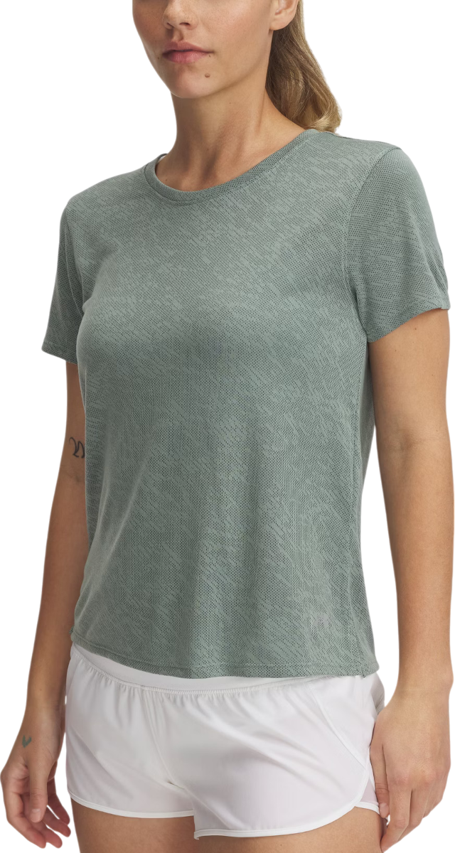 Тениска Under Armour Under Armour UA Launch Camo Short Sleeve T-Shirt Зелено | 1386337-348, 0