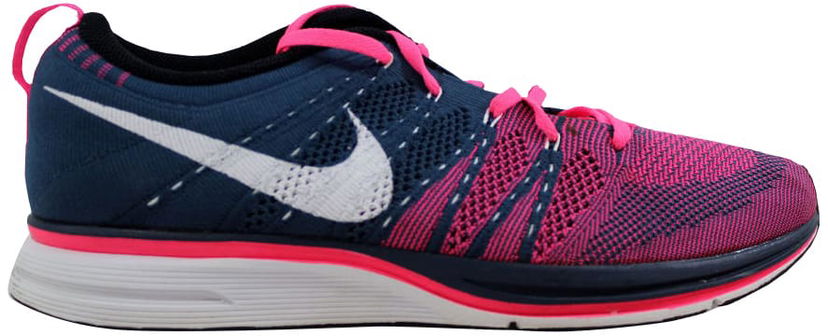 Кецове и обувки Nike Flyknit Trainer + Розово | 532984-416