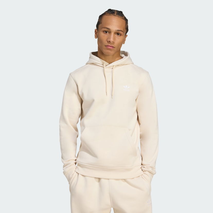 Суитчър adidas Performance Trefoil Essentials Hoodie Бежово | HZ3598