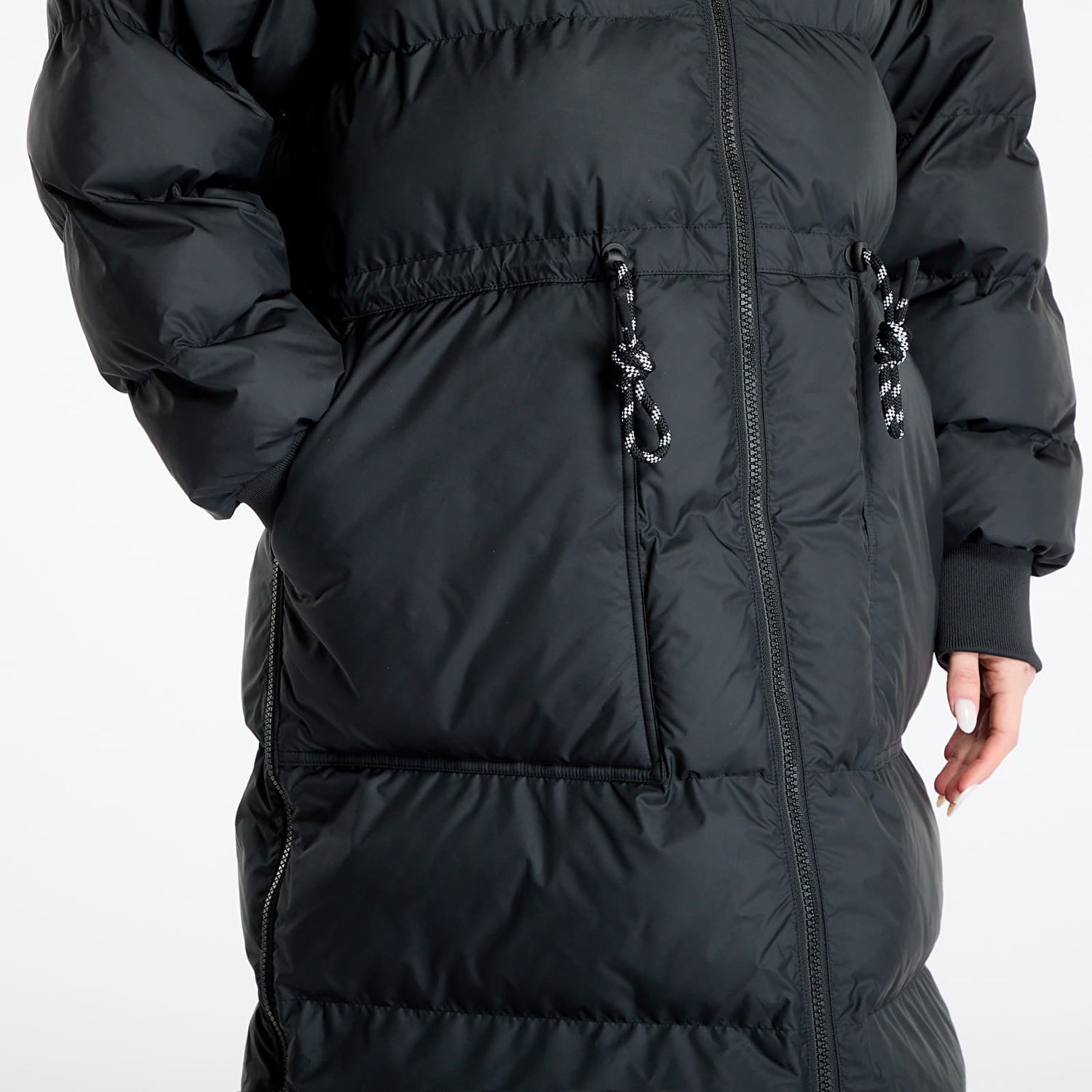 Пухо яке adidas Performance Stella McCartney x Long Puffer Jacket Черно | IX3081, 1
