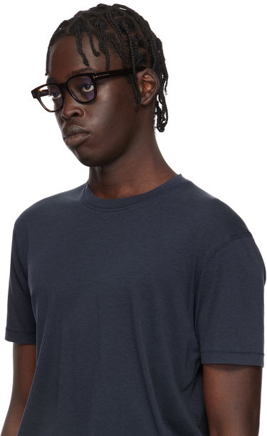 Слънчеви очила Tom Ford Tom Ford Square Blue Block Glasses Кафяво | FT5977-B_50052, 3