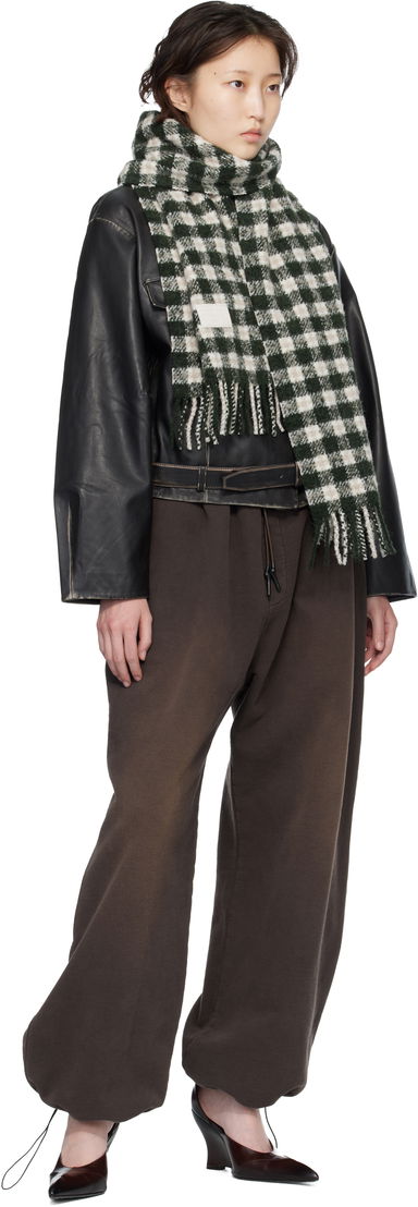 Checked Logo Scarf, 1