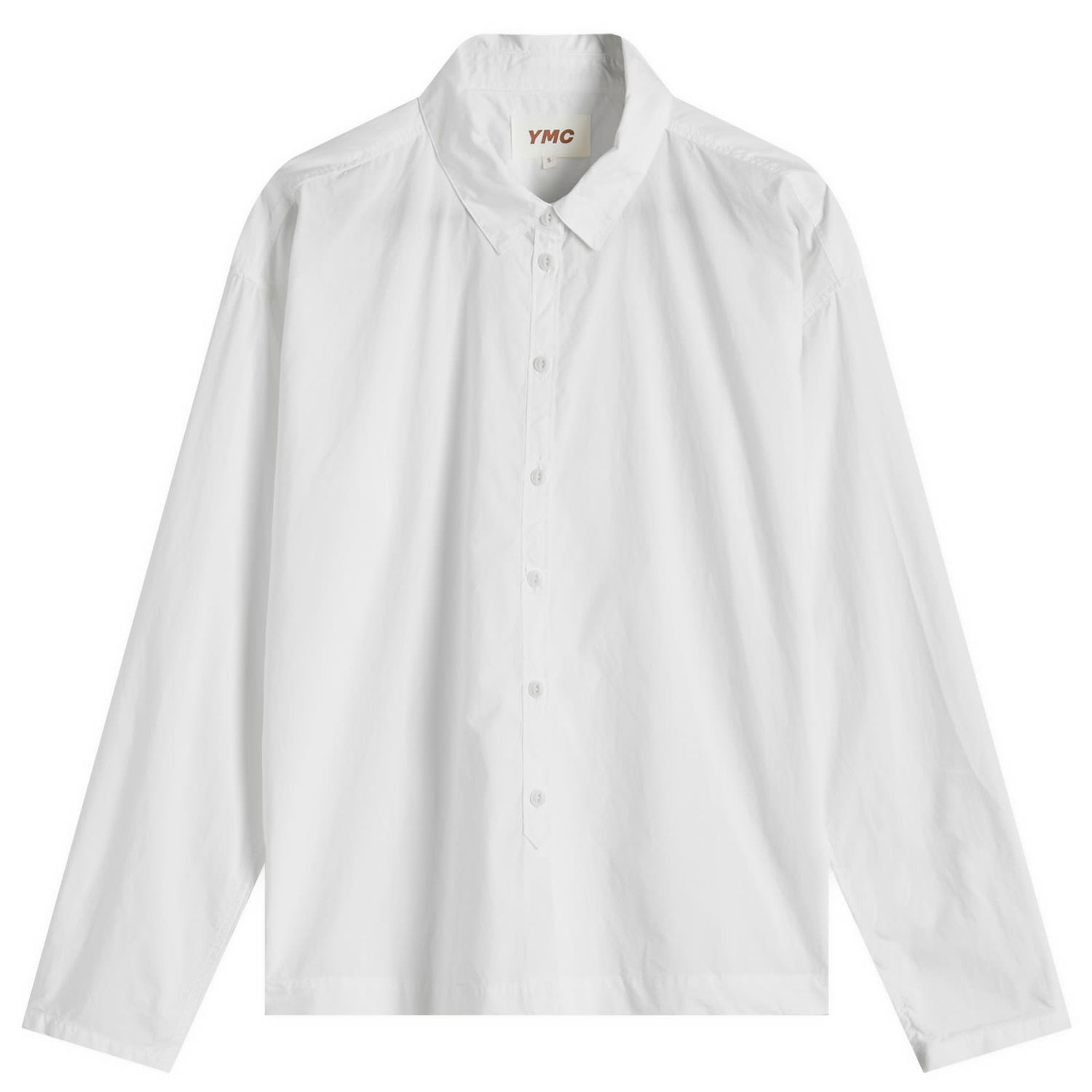Риза YMC Earth Marianne Oversized Shirt Бяло | Q2AZG-WHITE, 1