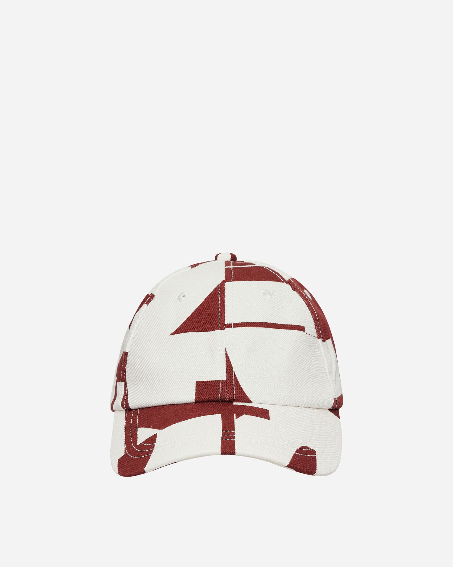 Шапка с козирка Dries Van Noten Printed Cotton Cap Червено | 231-029503-6090 358, 0
