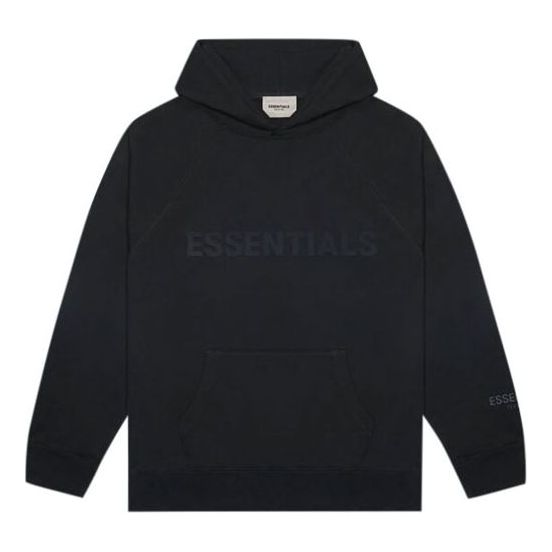 Суитчър Fear of God Fear of God Essentials 3D Silicon Applique Hoodie Черно | 192HO202000F, 0
