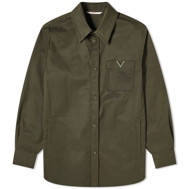 V Logo Overshirt