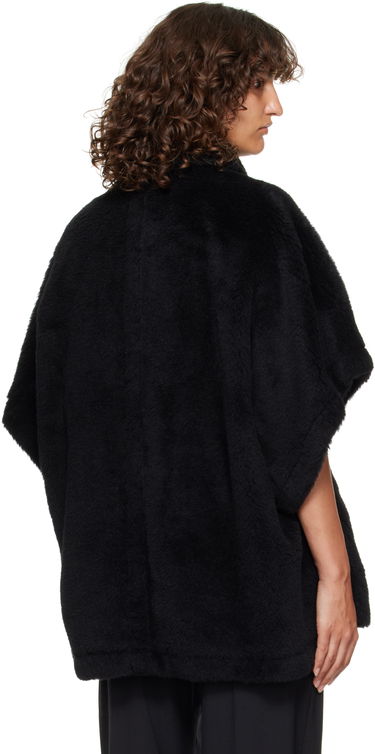 Палта Max Mara Max Mara Tebe1 Faux Fur Cape Черно | 2524736122600, 2