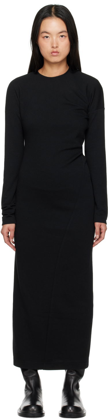 Pокля TOTEME TOTEME Women's Twisted Jersey Midi Dress Черно | 244-WRD824-FB0294, 0