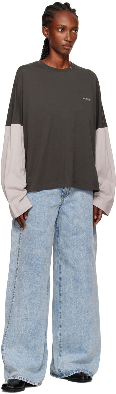 Тениска We11done Coding Long-Sleeved Layered T-shirt Многоцветен | WD-TT2-25-736-U-GY, 3