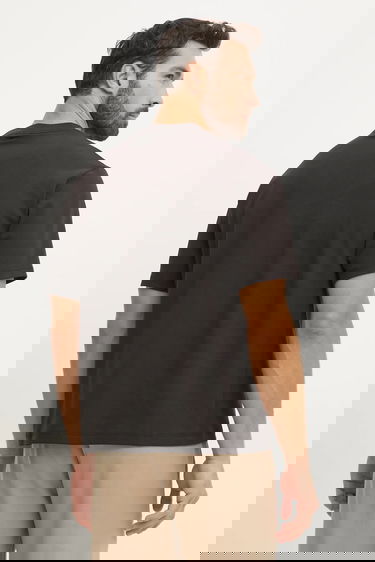 Тениска Coperni Coperni x Puma Cotton Crew Neck T-Shirt Черно | 628305, 5