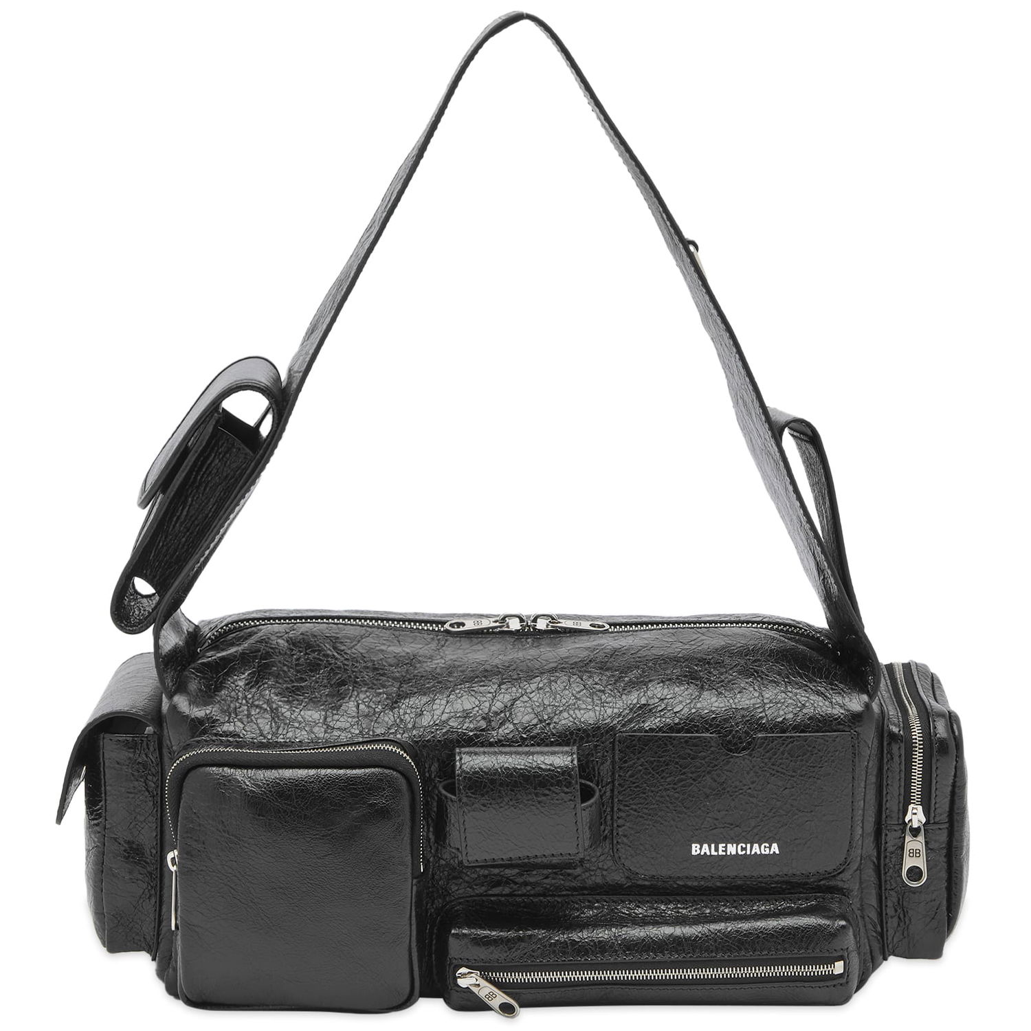 Чанта през рамо Balenciaga Superbusy Sling Bag Черно | 702167-210C8-1000, 0