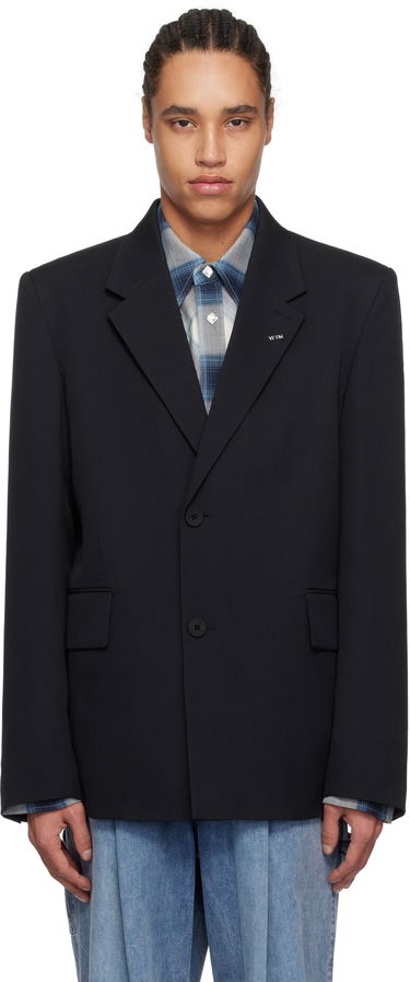 Яке WOOYOUNGMI Wooyoungmi Single-Breasted Wool Blazer Черно | W251CJ01, 0