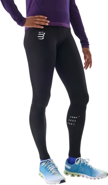 Клинове Compressport Under Control Full Tights Leggings Черно | atiw1999000l, 0