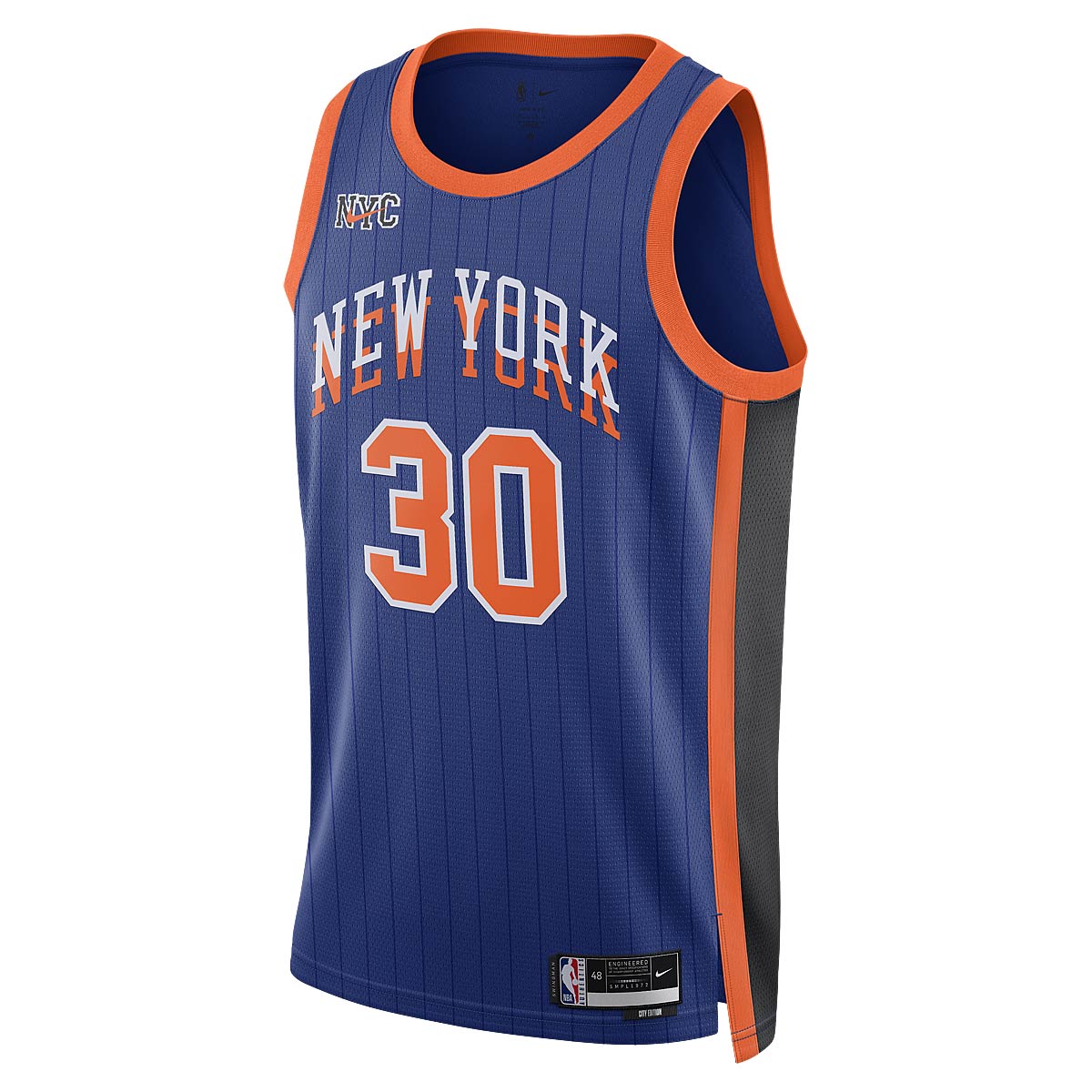 Фланелка Nike NBA NEW YORK KNICKS DRI-FIT CITY EDITION SWINGMAN JERSEY JULIUS RANDLE Тъмно синьо | DX8512-403, 1