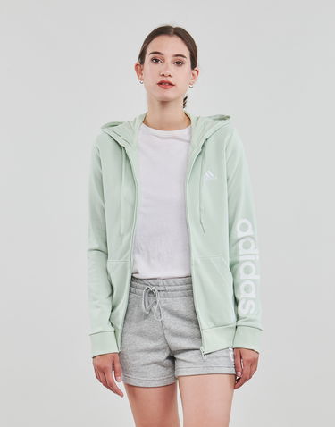 Суитчър adidas Originals LOGO FULL-ZIP HOODIE Тюркоазено | HK9662, 1