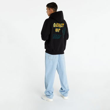 Суитчър Carhartt WIP Hooded Signature Sweat Black Черно | I032164.89XX, 4