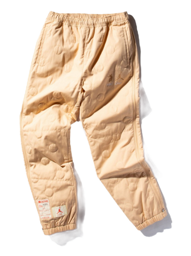 Спортни панталони Jordan x Union Crossover SS22 Solid Color Logo Side Zipper Bundle Feet Sports Pants Бежово | DJ9521-268