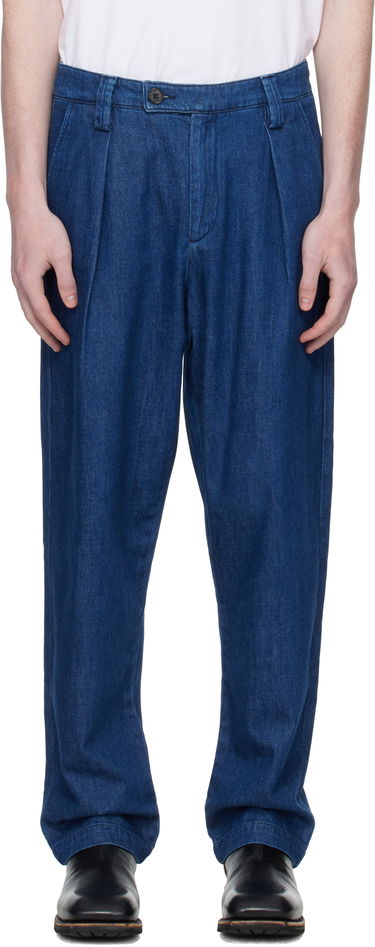 Дънки A.P.C. A.P.C. Renato Pleated Denim Trousers Синьо | COHAL-H08428, 0