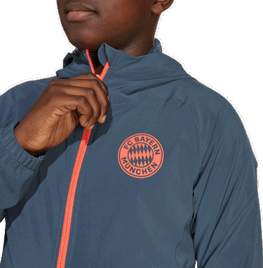 Яке adidas Performance FC Bayern Tiro 25 Competition Vis Tech Travel Kids' Jacket Сиво | JV5345, 2