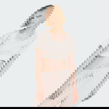 Съкратен топ adidas Performance Baby Tee Бежово | JN3014, 3